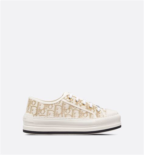 Walk'n'Dior Sneaker White and Gold